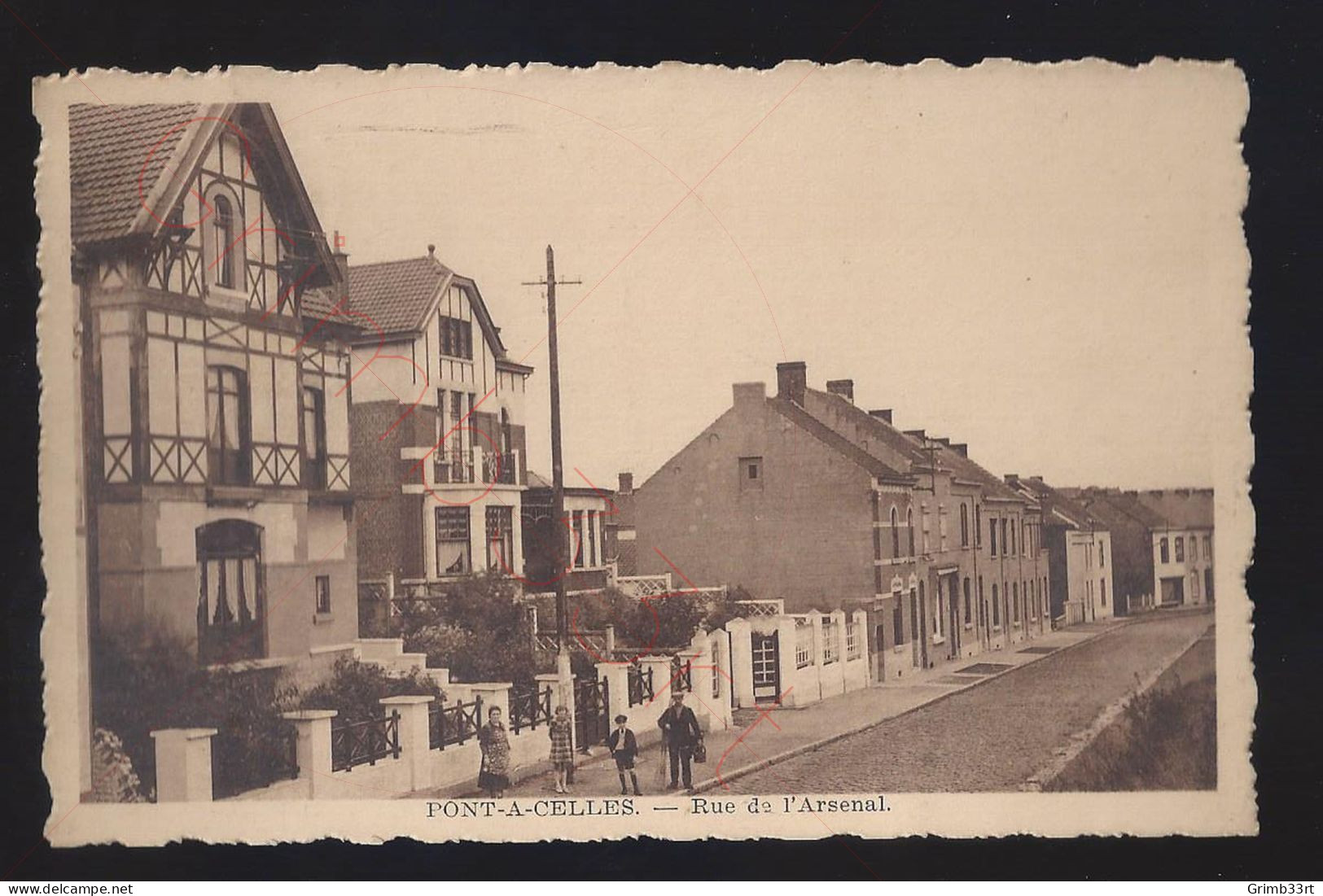 Pont-à-Celles - Rue De L'Arsenal - Postkaart - Pont-a-Celles