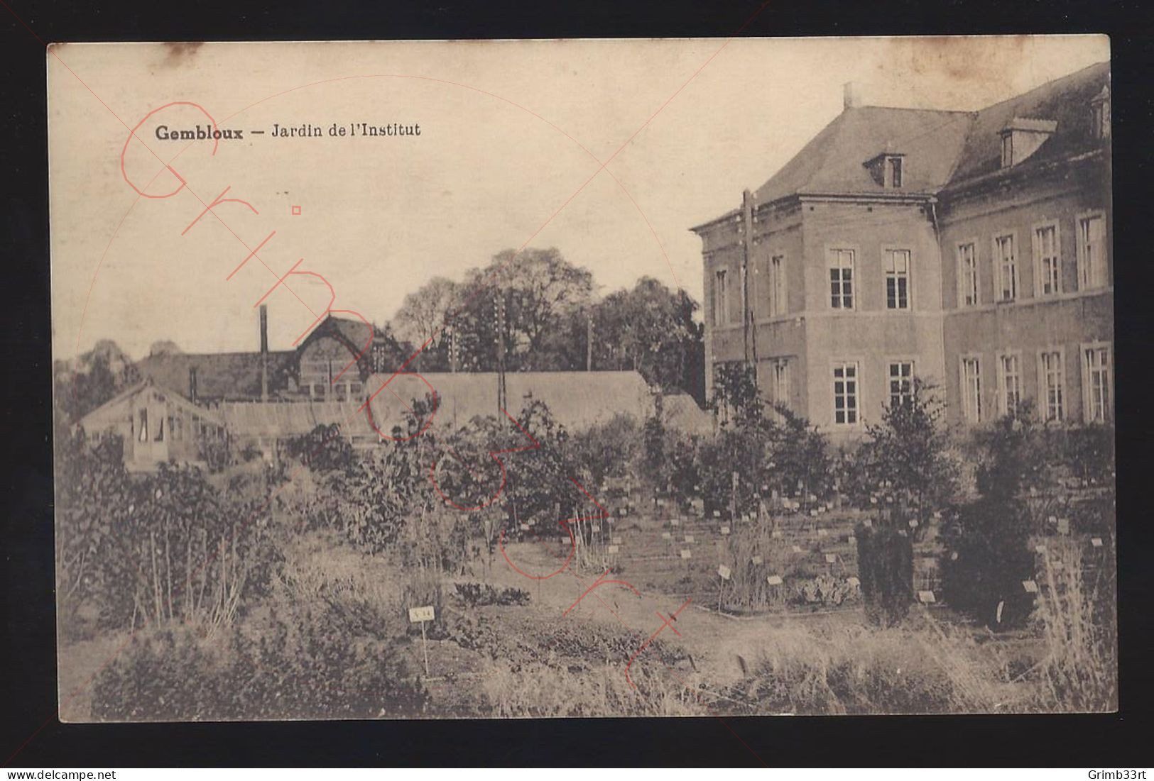 Gembloux - Jardin De L'Institut - Postkaart - Gembloux