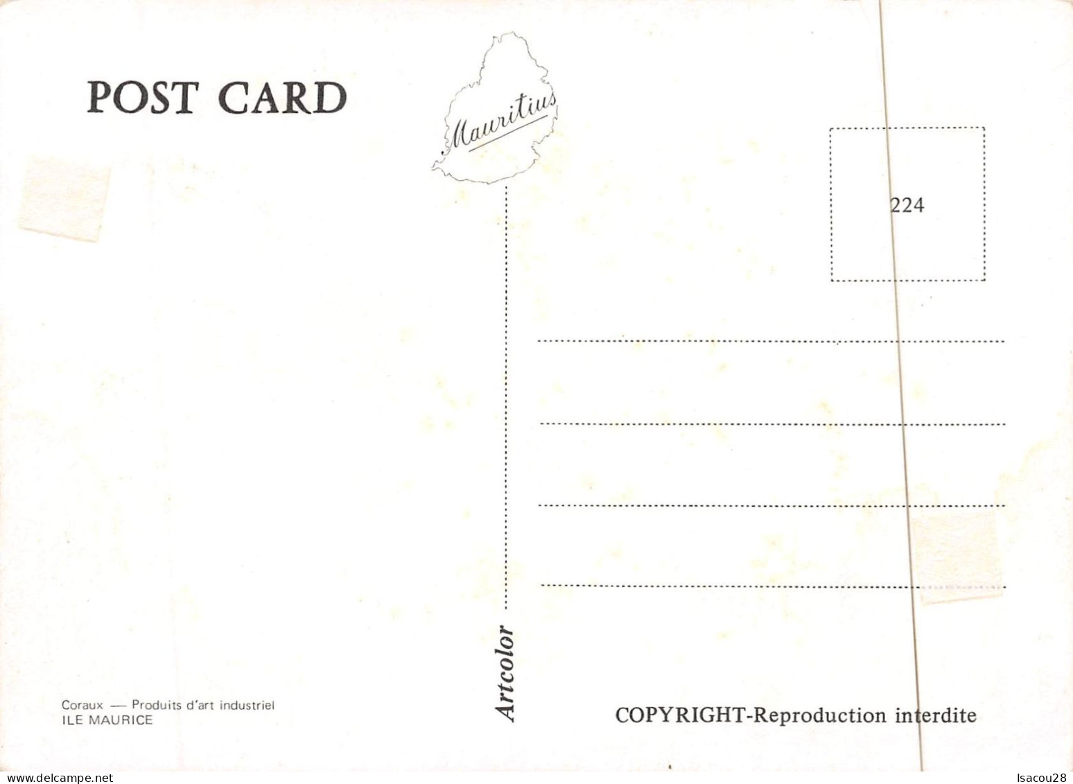 Lot de 12 Cartes Modernes et semi-modernes de l'ILE-MAURICE - MAURITUS - Port-Louis, salines Divers Vues ............. -