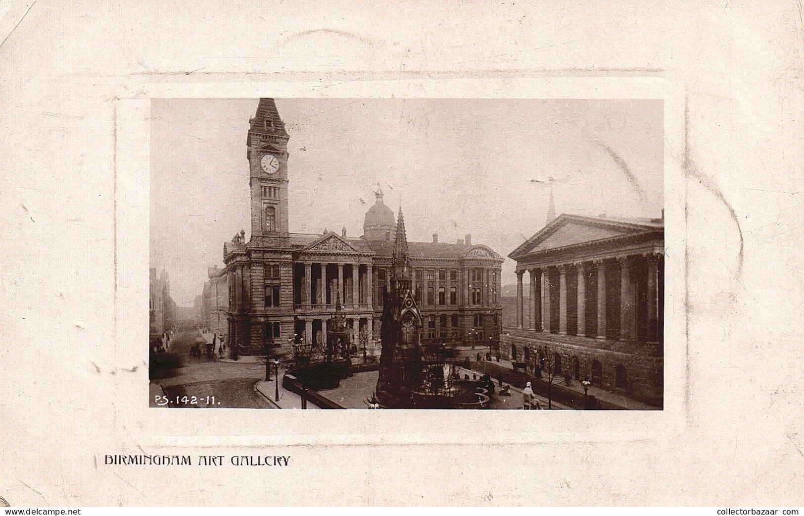 BIRMINGHAM ART GALLERY REAL PHOTO POSTCARD - Birmingham