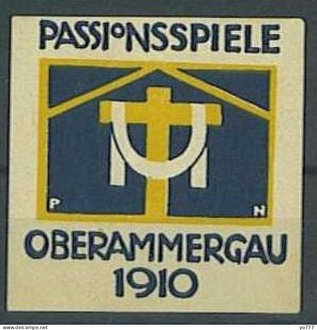 VV-022 1910 Passionsspiele Oberammergau Music Vignette MH* - Autres & Non Classés
