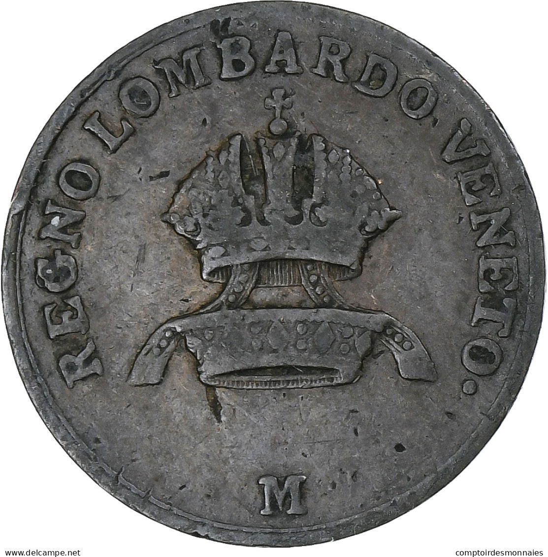 Italie, Franz I, Centesimo, 1822, Milan, Cuivre, TB+, KM:1.2 - Lombardo-Veneto