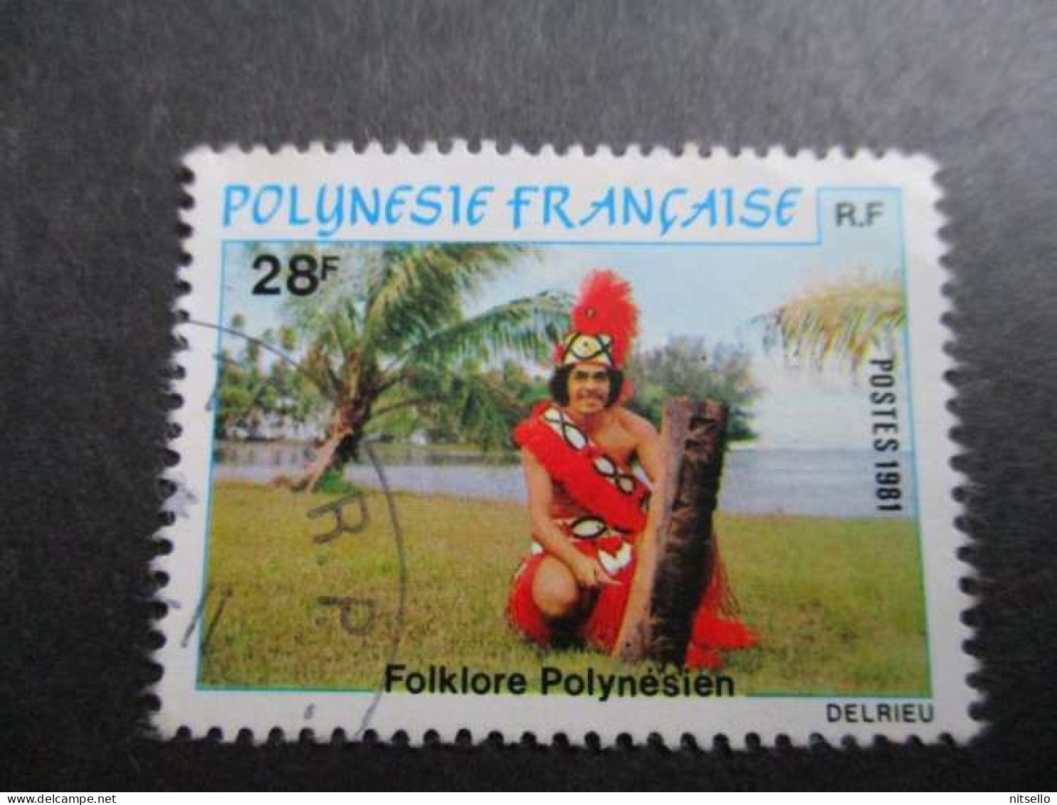 LOTE 2202B ///  (C020)  POLINESIA FRANCESA  - YVERT Nº: 166 OBL 1981    ¡¡¡ OFERTA - LIQUIDATION - JE LIQUIDE !!! - Used Stamps
