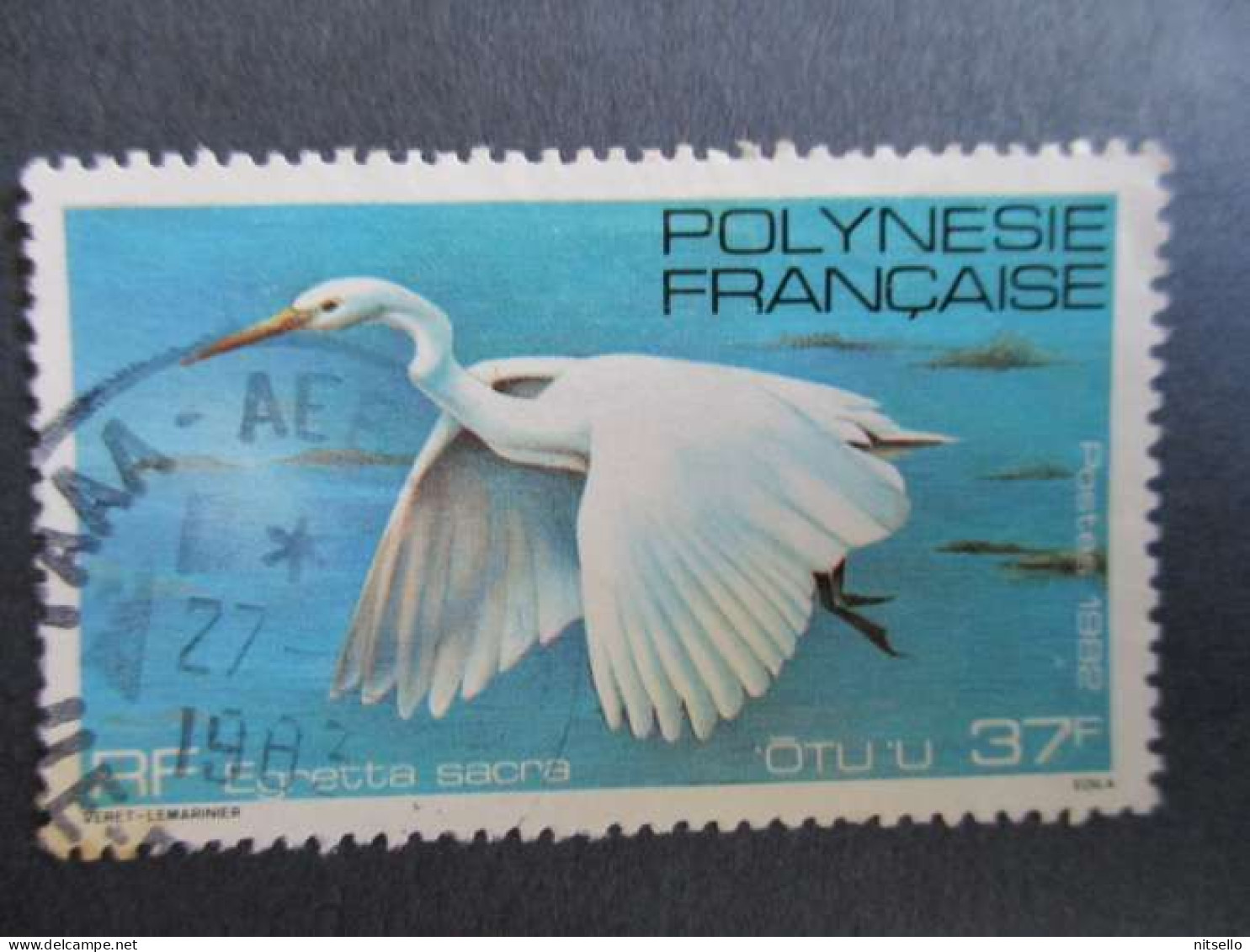 LOTE 2202B ///  (C015)  POLINESIA FRANCESA  - YVERT Nº: 189 OBL 1982   ¡¡¡ OFERTA - LIQUIDATION - JE LIQUIDE !!! - Used Stamps