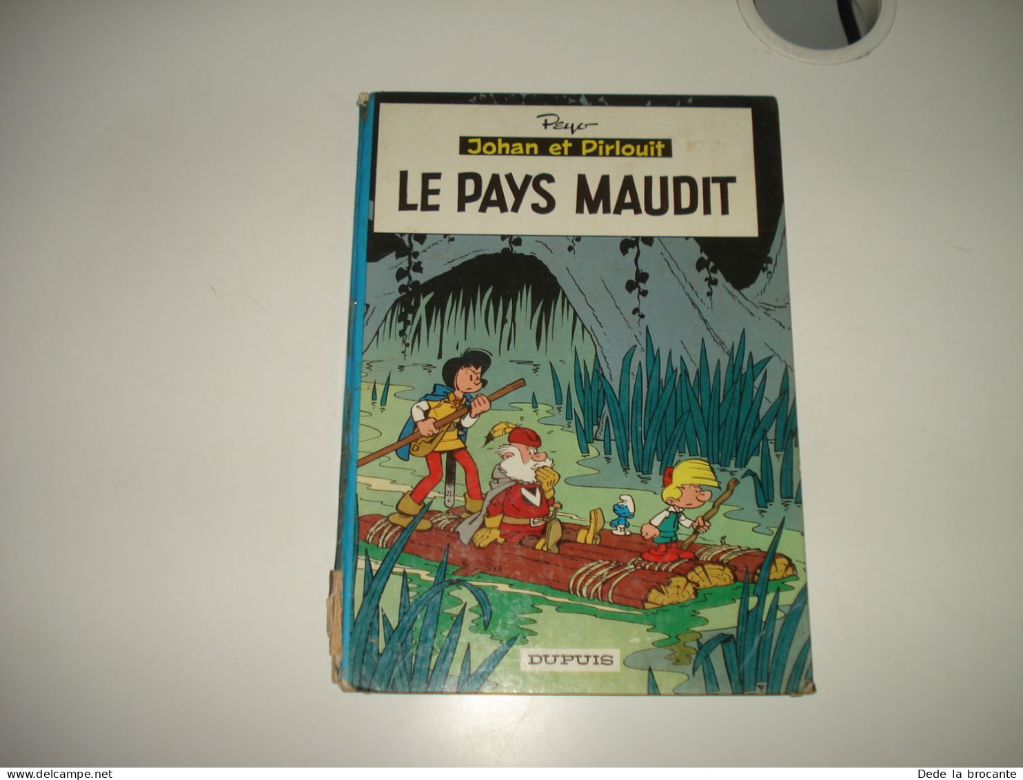C47 (1) / Johan Et Pirlouit N° 12 " Le Pays Maudit " - Peyo - Réédition De 1966 - Johan Et Pirlouit