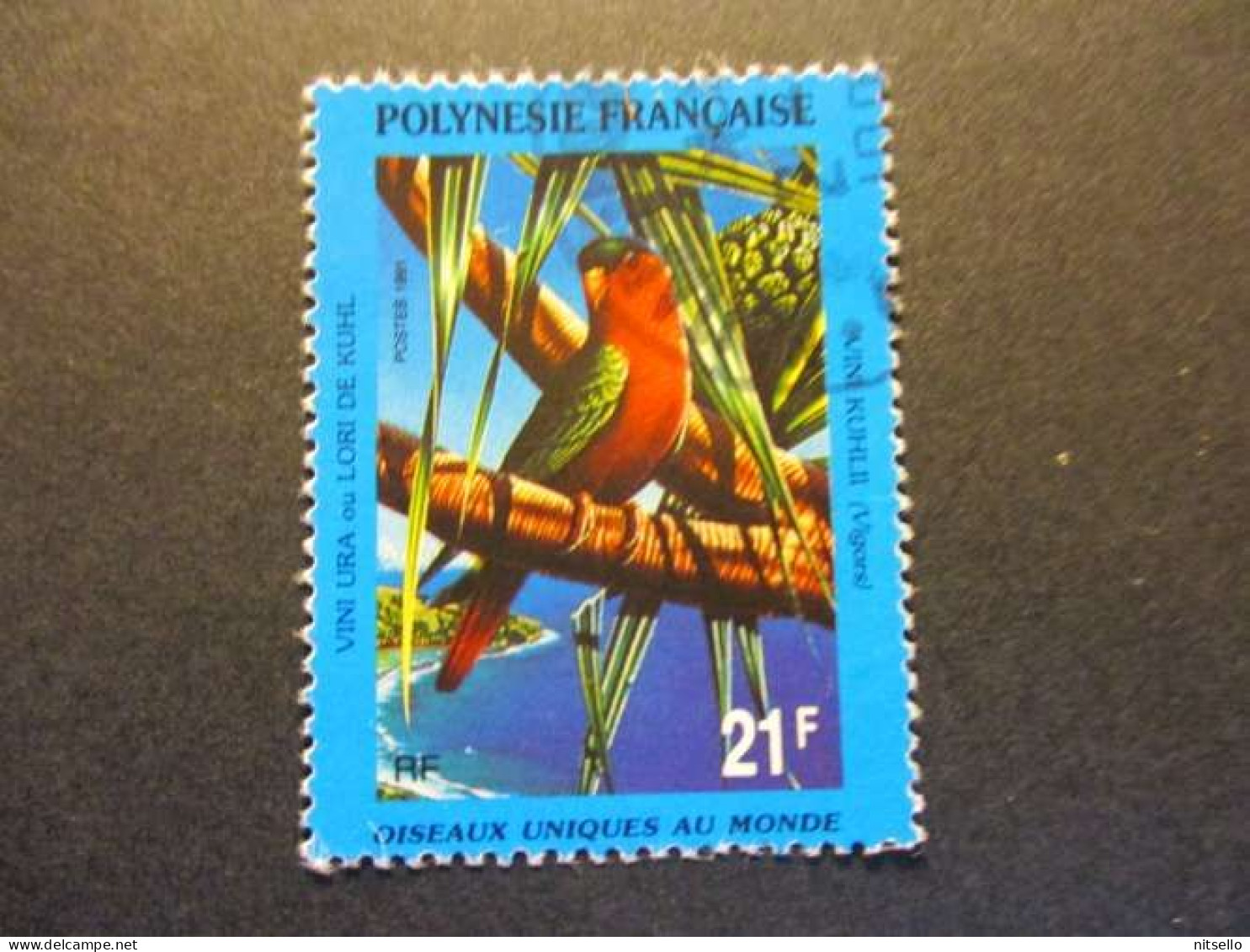 LOTE 2202B ///  (C015)  POLINESIA FRANCESA  - YVERT Nº: 384 OBL 1991  ¡¡¡ OFERTA - LIQUIDATION - JE LIQUIDE !!! - Used Stamps