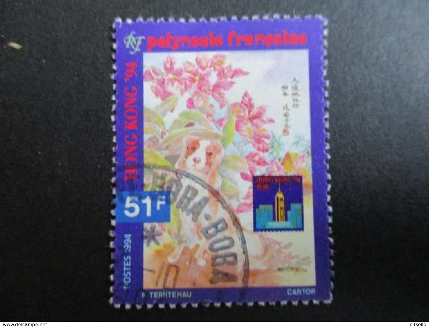 LOTE 2202B ///  (C020)  POLINESIA FRANCESA  - YVERT Nº: 453 OBL 1994   ¡¡¡ OFERTA - LIQUIDATION - JE LIQUIDE !!! - Used Stamps