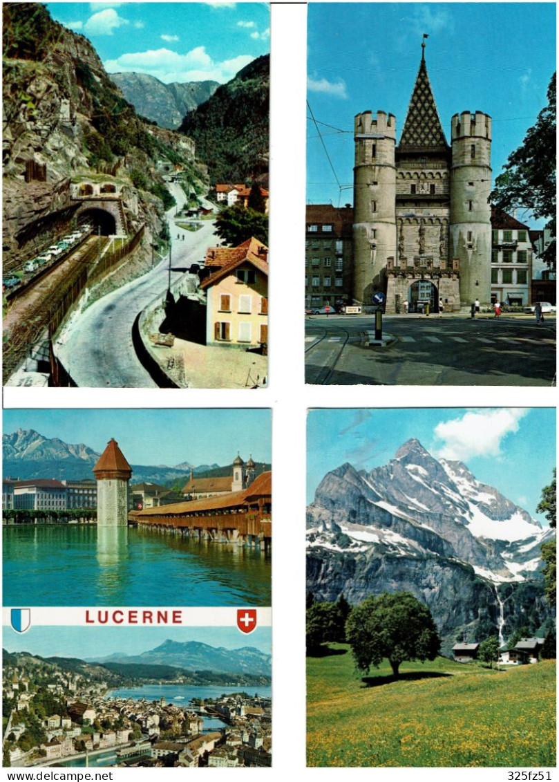 SUISSE / Lot De 1050 C.P.M. écrites - 500 CP Min.