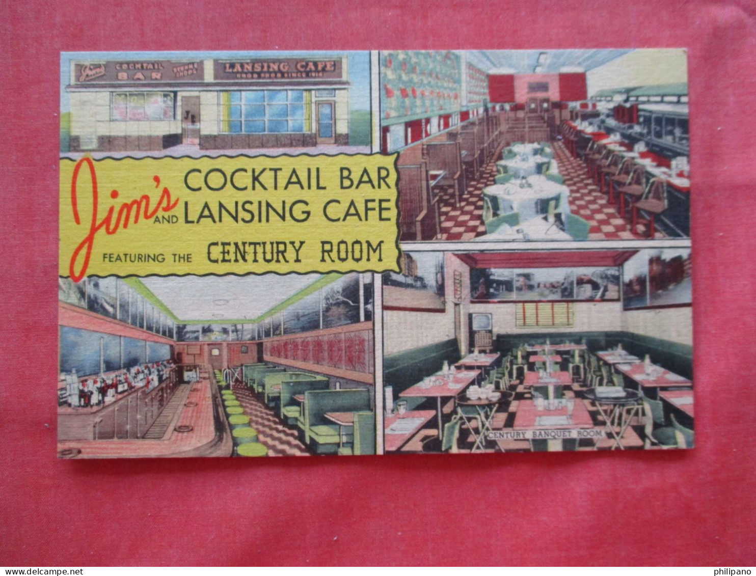 Jim's Cocktail Bat & Lansing Cafe. Lansing   Michigan   Ref 6226 - Lansing