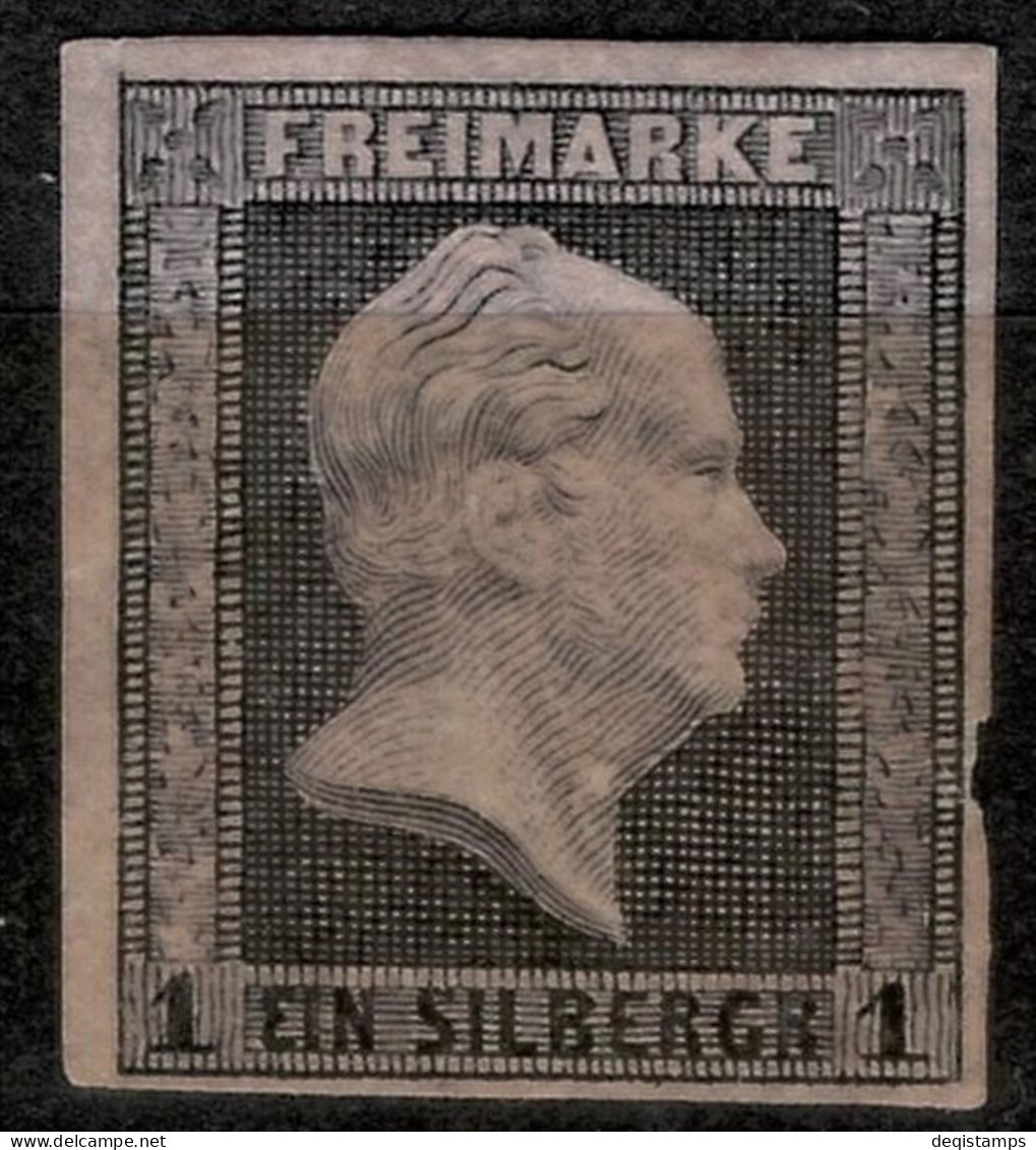 Germany Prussia 1850 1 Sgr  Michel Nr. 2  MNG Stamp - Ungebraucht