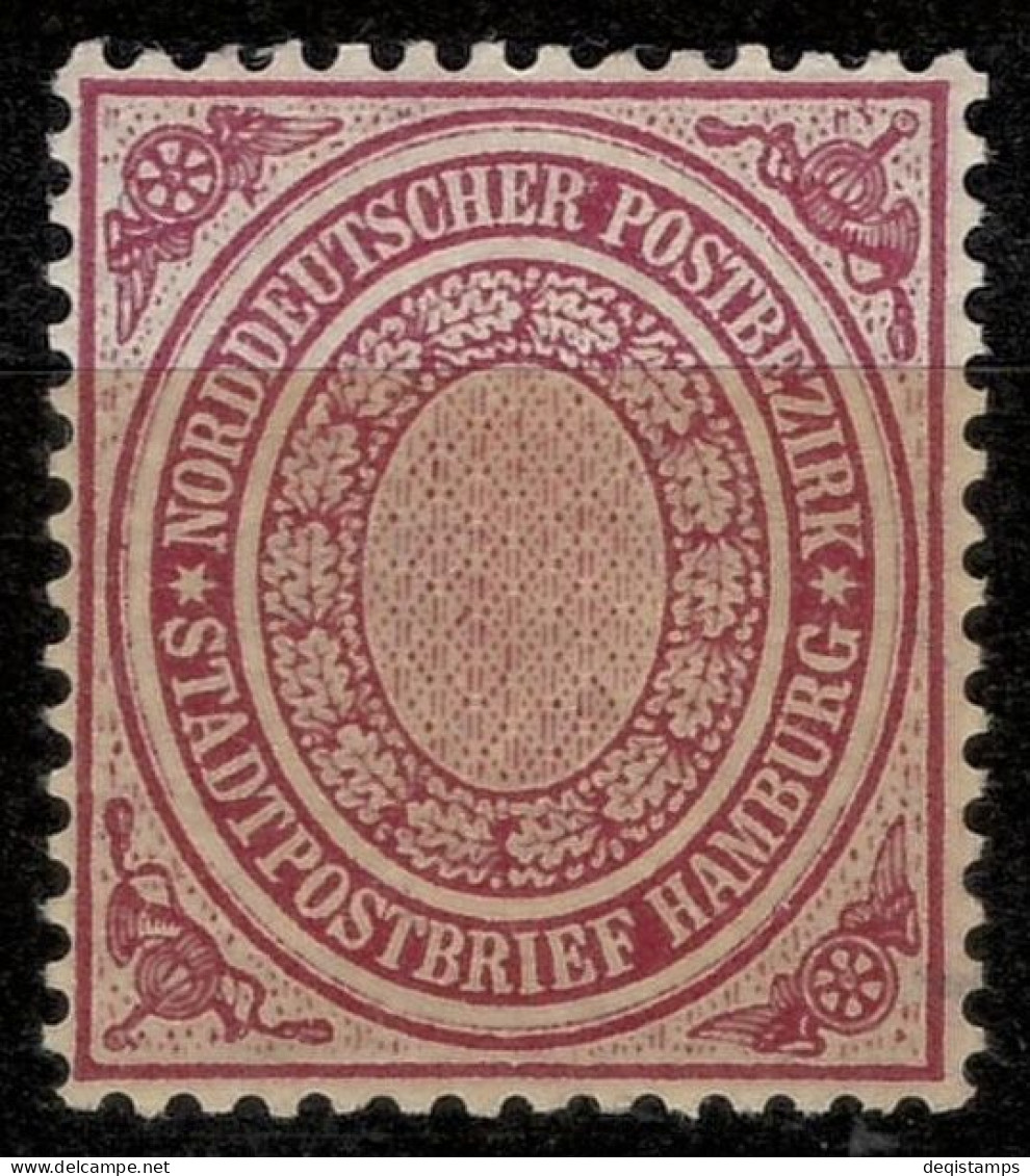 Northern Germany Confederation - NDP 1869 - ½Sch  MLH* Hamburg City Stamp - Nuevos