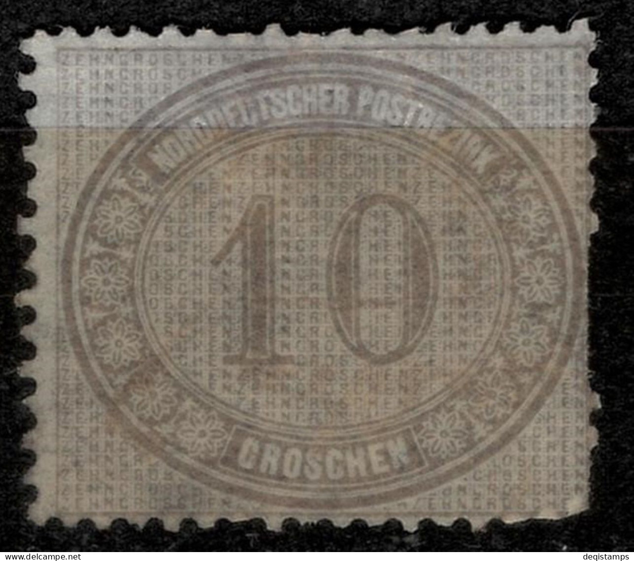 Northern Germany Confederation - NDP 1869 - 10gr  MNG - Nuevos