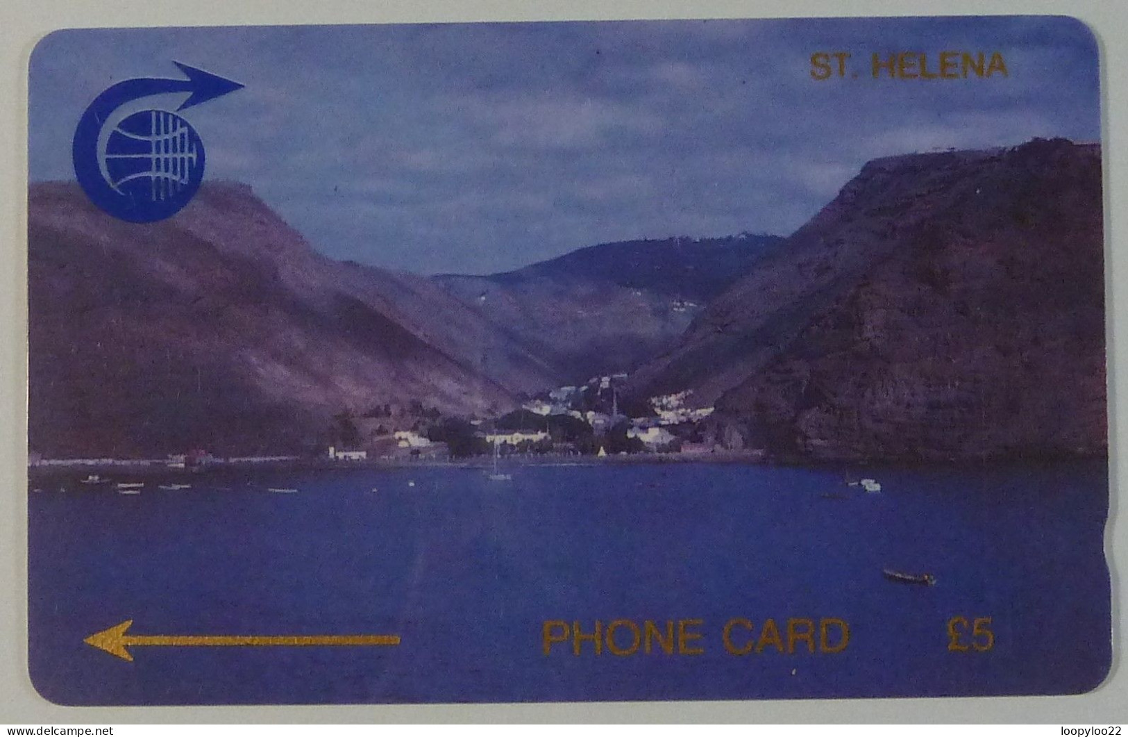 ST HELENA - GPT - Jamestown Harbour - £5 - 1CSHC - 4000ex - VF Used - Isola Sant'Elena