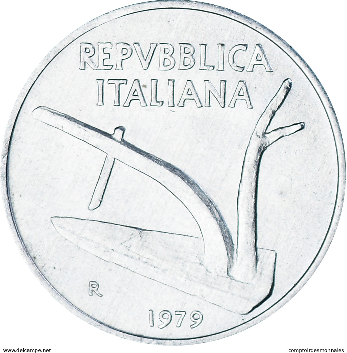 Italie, 10 Lire, 1979 - 10 Lire