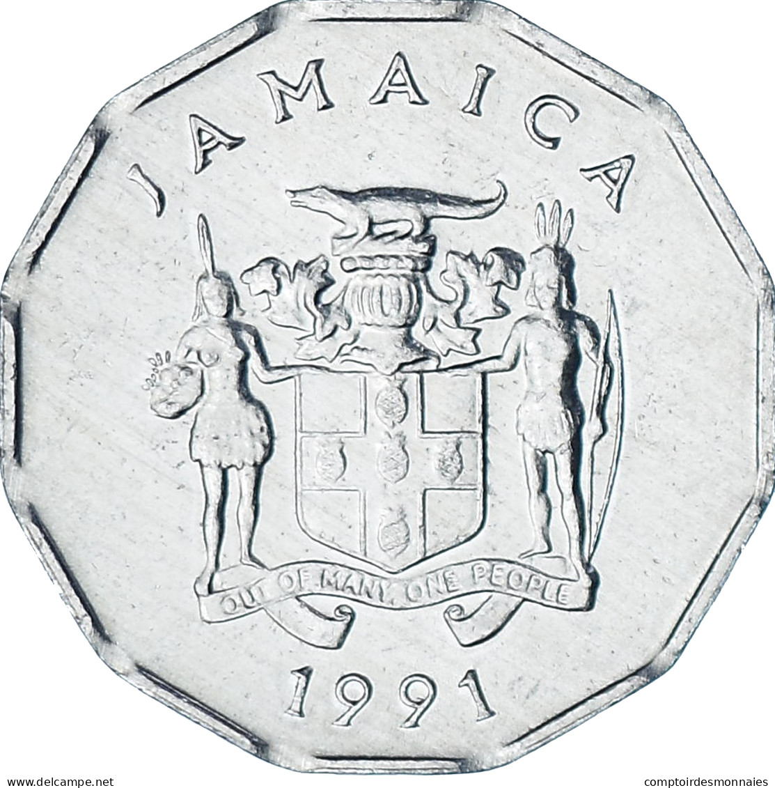 Jamaïque, Cent, 1991 - Jamaica