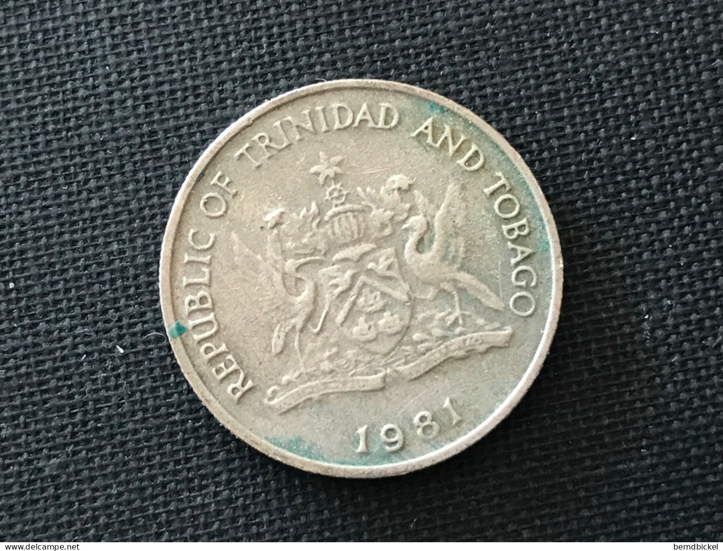 Münze Münzen Umlaufmünze Trinidad & Tobago 25 Cents 1981 - Trinidad & Tobago