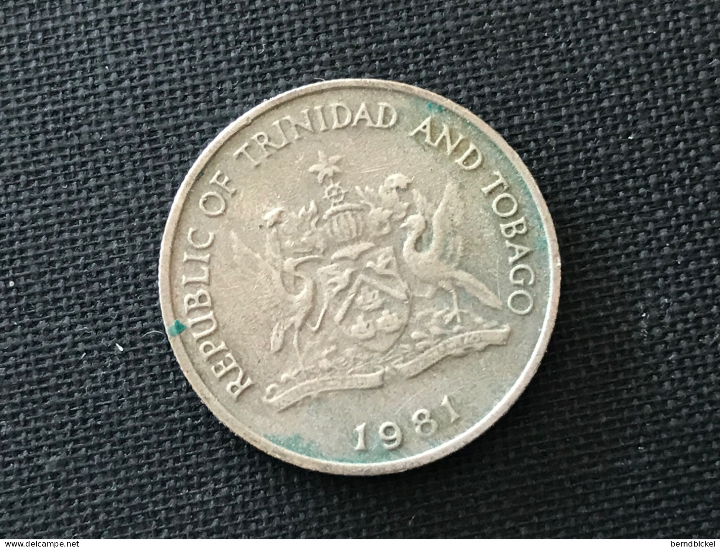 Münze Münzen Umlaufmünze Trinidad & Tobago 25 Cents 1981 - Trinidad Y Tobago