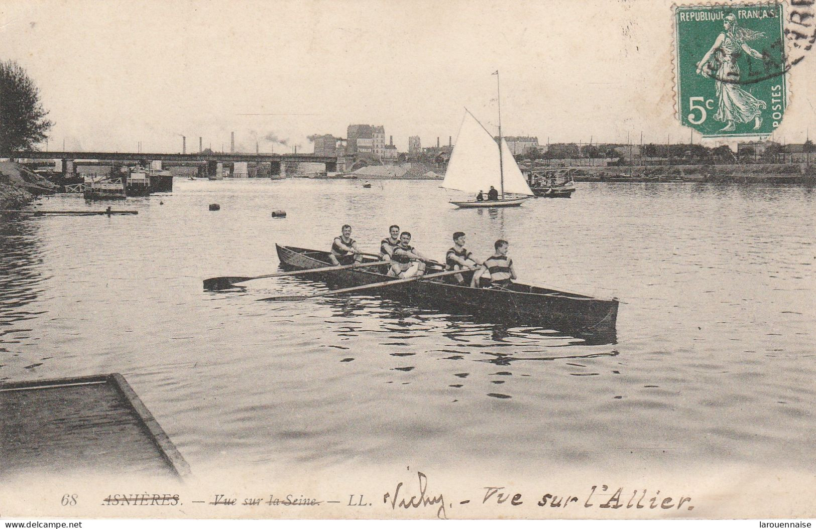 Aviron - 03 - VICHY - Vue Sur L' Allier - Rowing