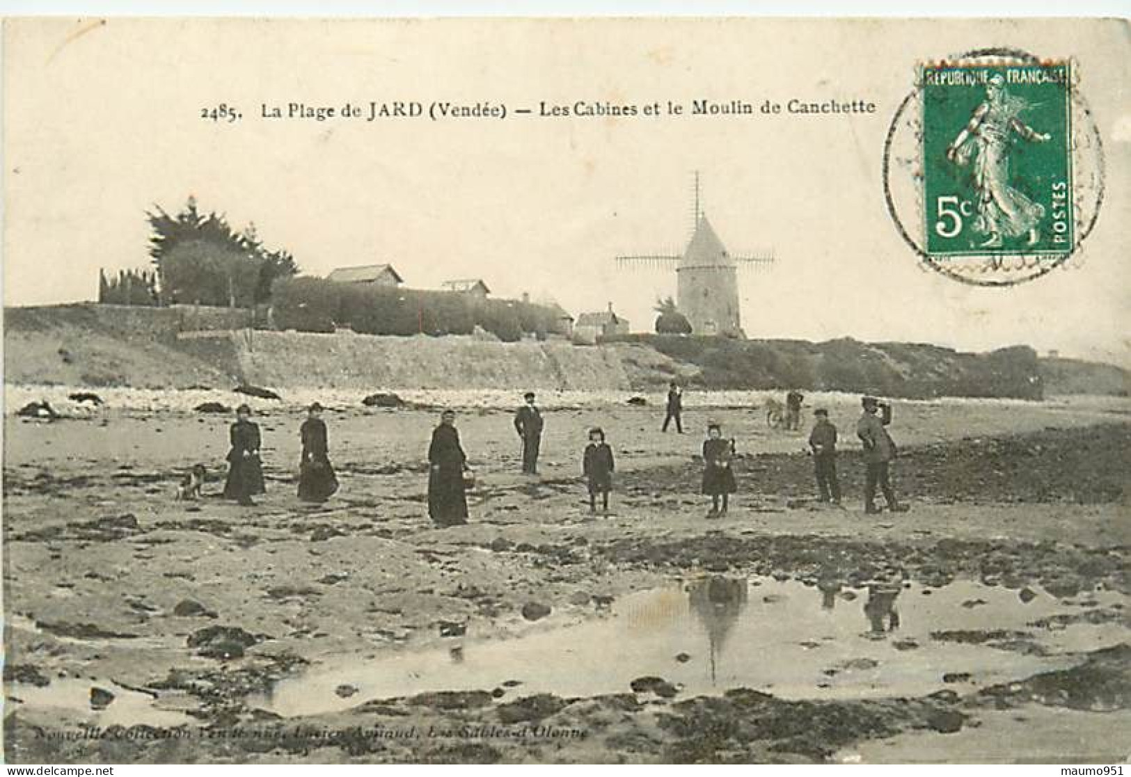 85 SION - Près De Croix De Vie . La Plage à Marée Haute - La Mothe Achard