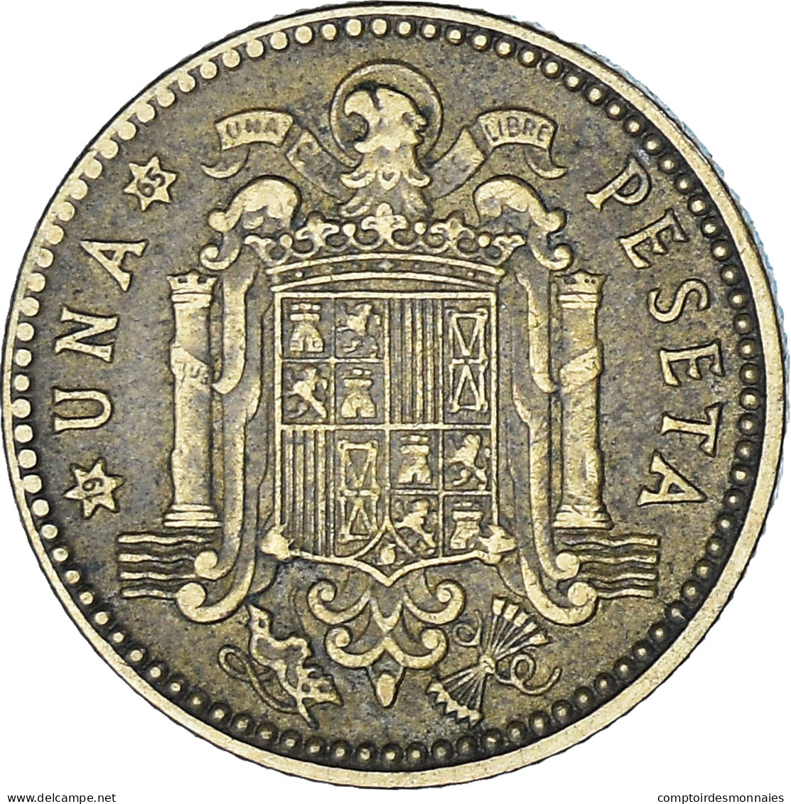 Espagne, Peseta, 1965 - 1 Peseta