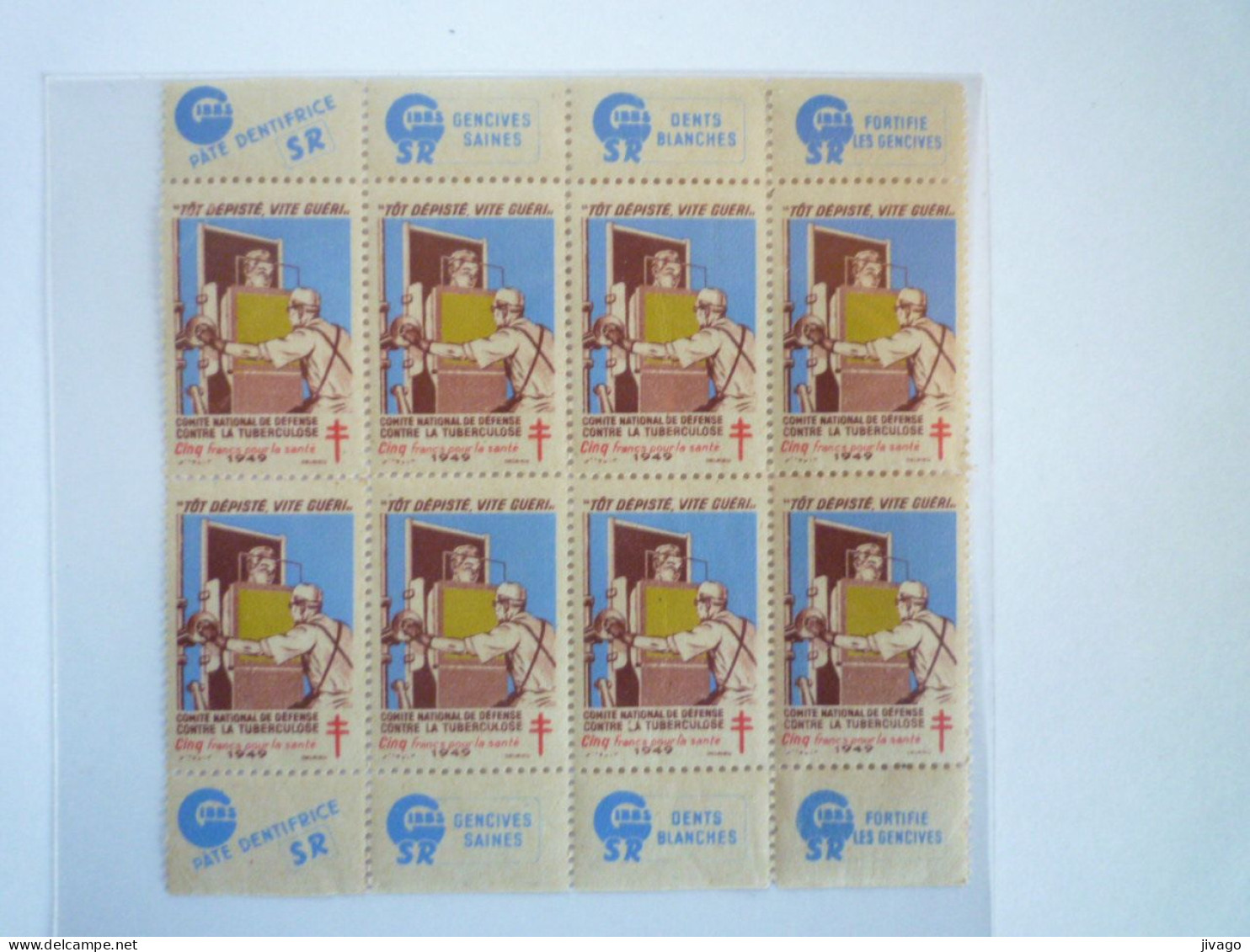 2023 - 2618  TIMBRES CONTRE LA TUBERCULOSE  1949  XXX - Non Classificati