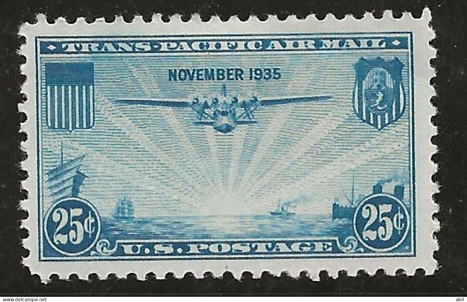 Etats-Unis 1935 N° Y&T :  Av 21 * - 1b. 1918-1940 Neufs