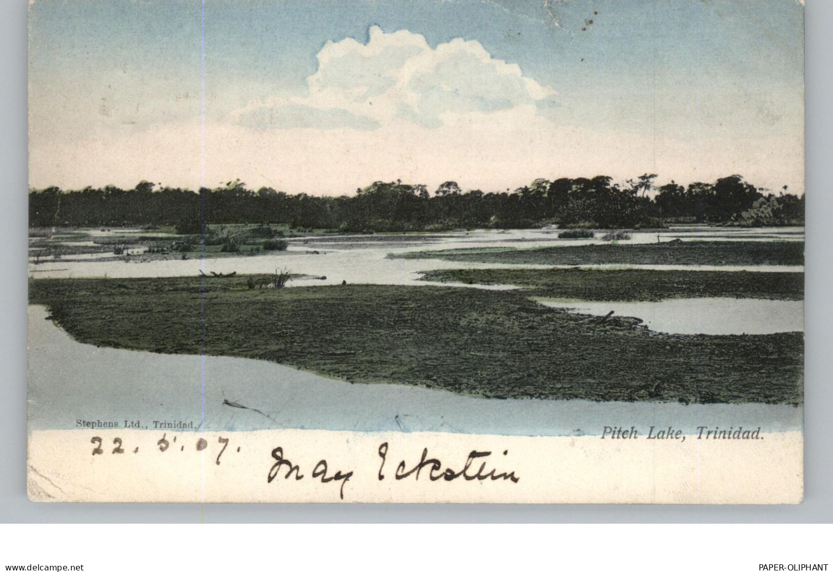 TRINIDAD - Pitch Lake, 1905 - Trinidad