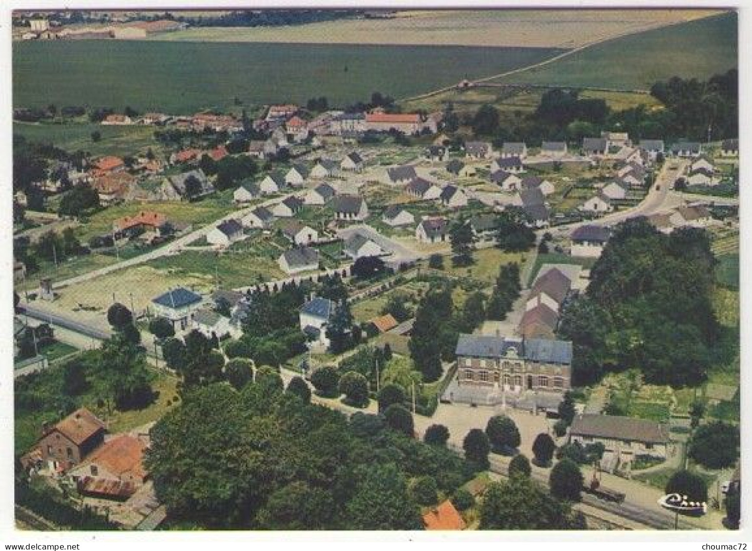 GF (60) 248, Vaumoise, Combier, Vue Générale Aérienne, Lotissement Champigneule… - Vaumoise