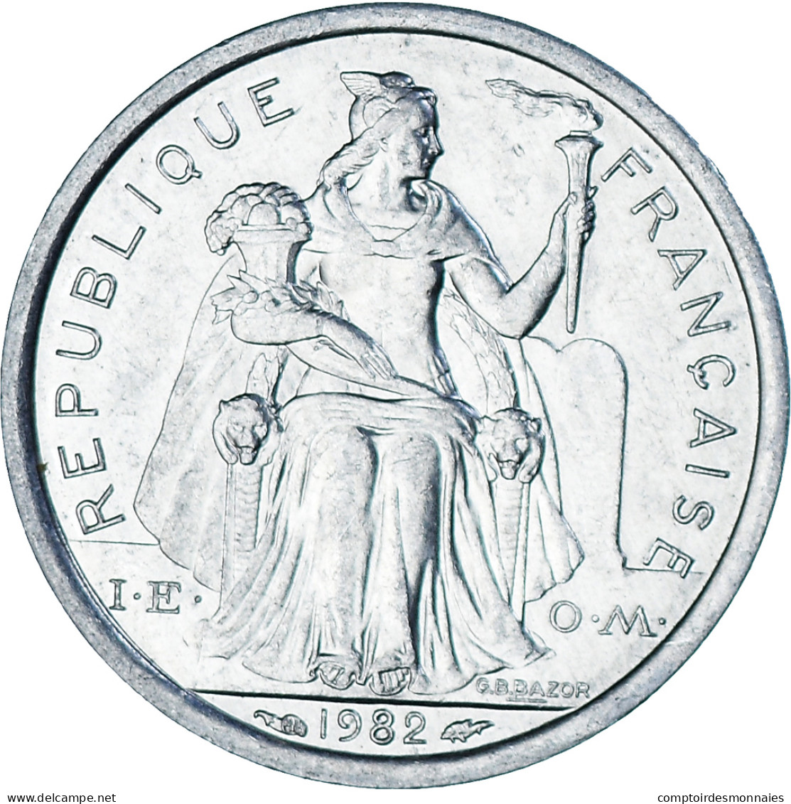 Nouvelle-Calédonie, Franc, 1982 - Nouvelle-Calédonie