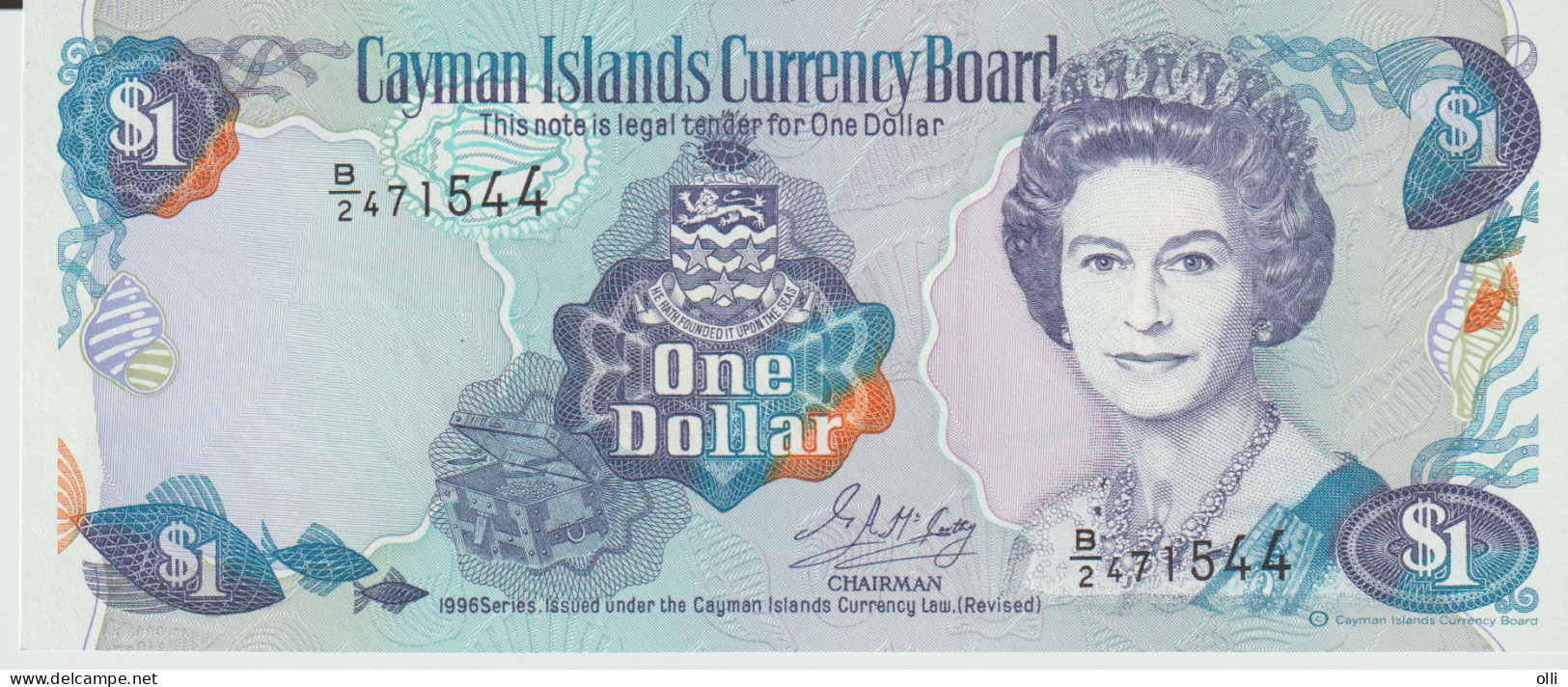 CAYMAN ISLANDS   1 Dollar 1996 UNC - Isole Caiman