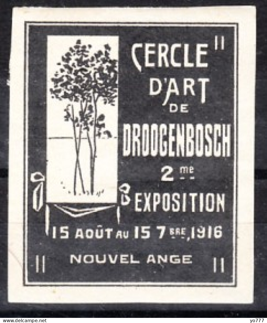 VV-035 1916 Cercle D Art De Droogenbosch 2 Me Exposition Vignette MNH** - Autres & Non Classés