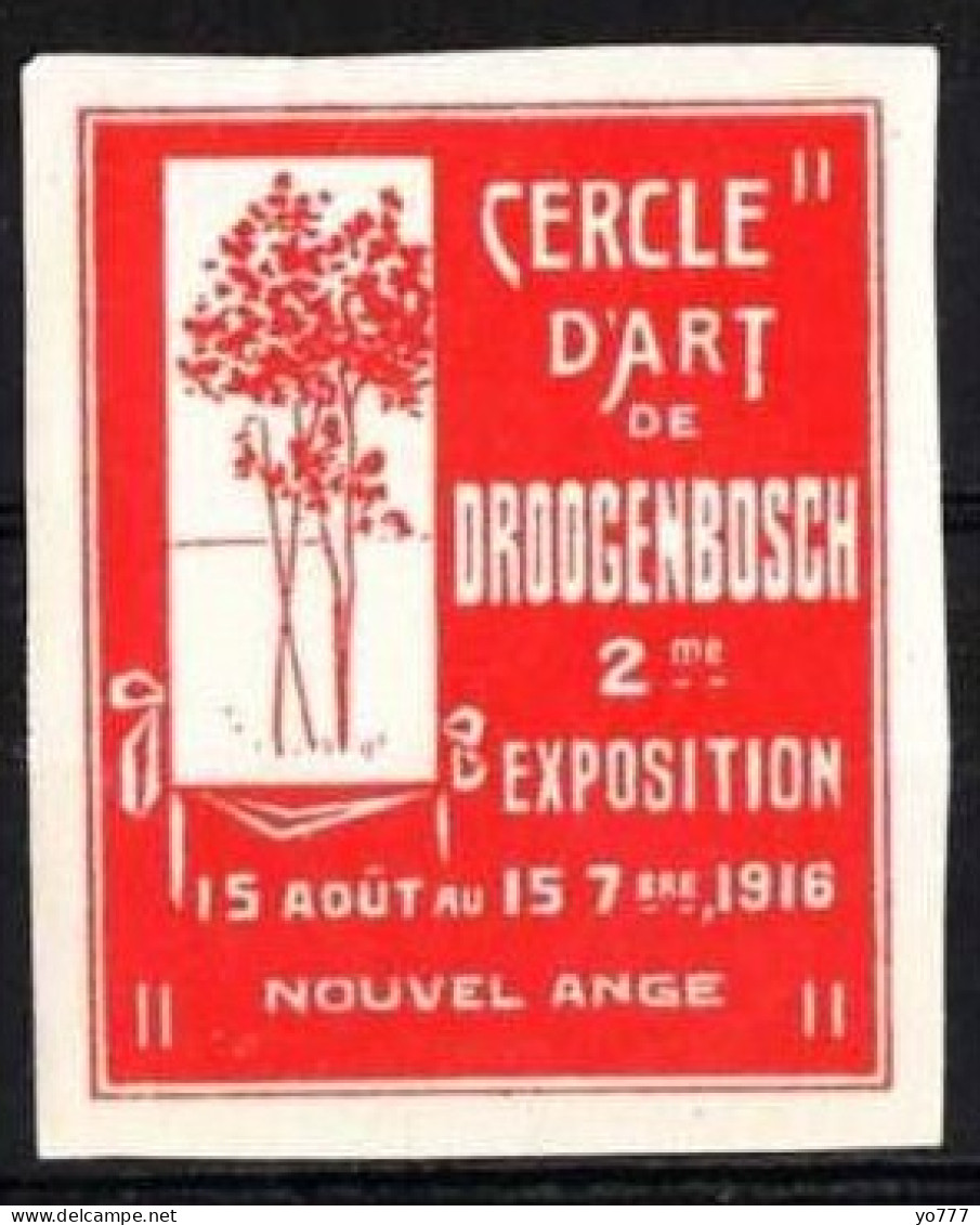 VV-038 1916 Cercle D Art De Droogenbosch 2 Me Exposition Vignette MNH** - Autres & Non Classés