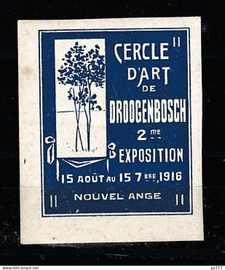 VV-039 1916 Cercle D Art De Droogenbosch 2 Me Exposition Vignette MNH** - Autres & Non Classés