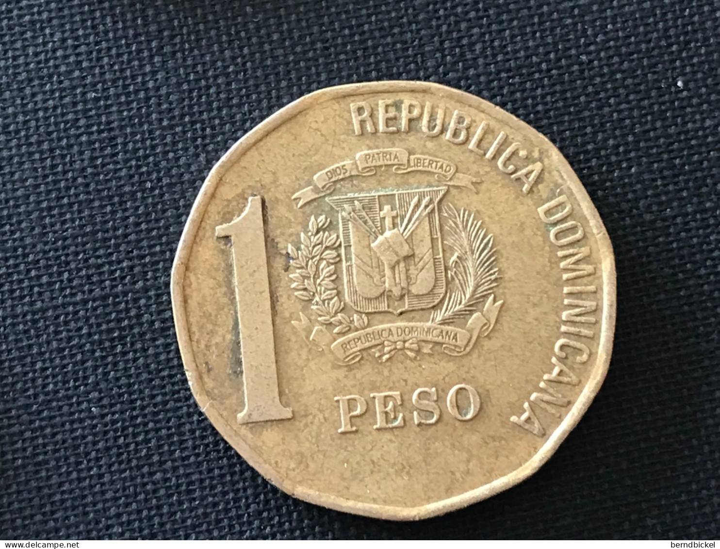 Münze Münzen Umlaufmünze Dominikanische Republik 1 Peso 200 - Dominikanische Rep.