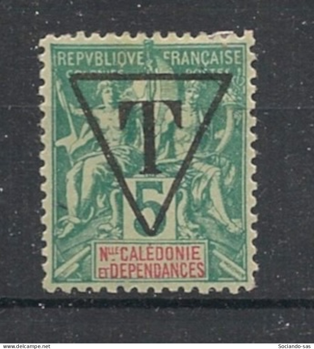NOUVELLE-CALEDONIE - 1894-1900 - Taxe TT N°YT. 1B - Type Groupe 5c Vert - Neuf * / MH VF - Strafport