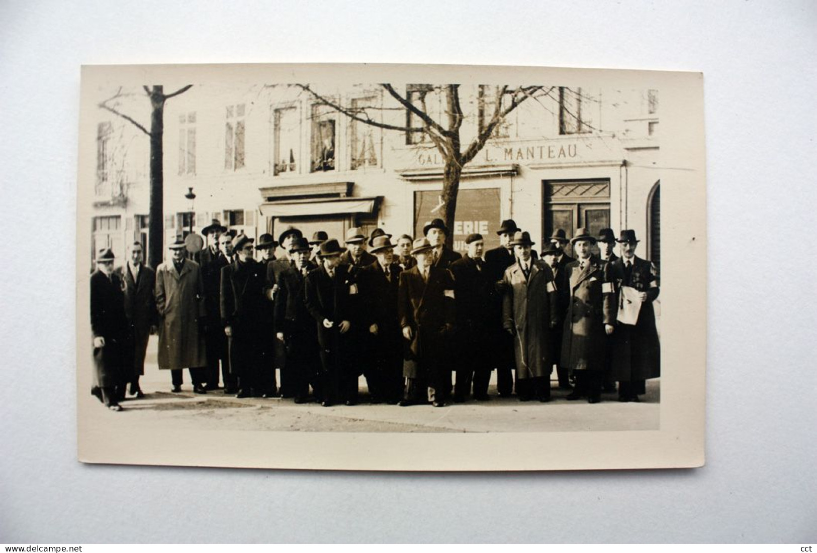 Saint-Gilles  Bruxelles    CARTE PHOTO   Mouvement Nationale Belge - Amicale N° 7  RESISTANCE DEUXIEME GUERRE MONDIALE - St-Gillis - St-Gilles