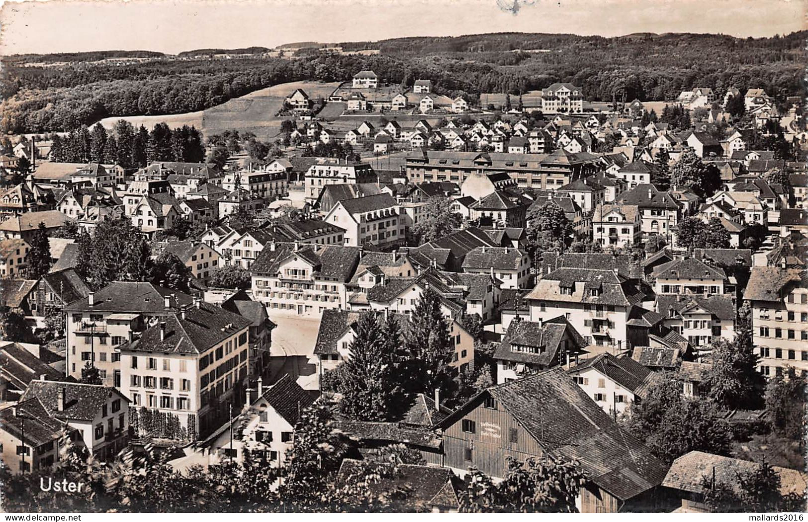 USTER ~ AN OLD REAL PHOTO POSTCARD #234007 - Uster