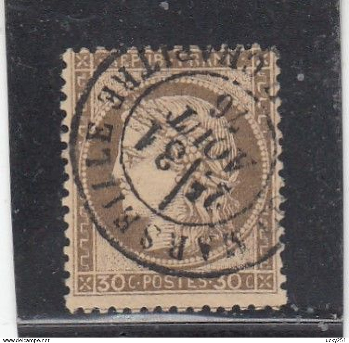 France - Année 1871/75 - N°YT 56 - Type Cérès - Oblitération Cachet à Date - 30c Brun - 1871-1875 Cérès