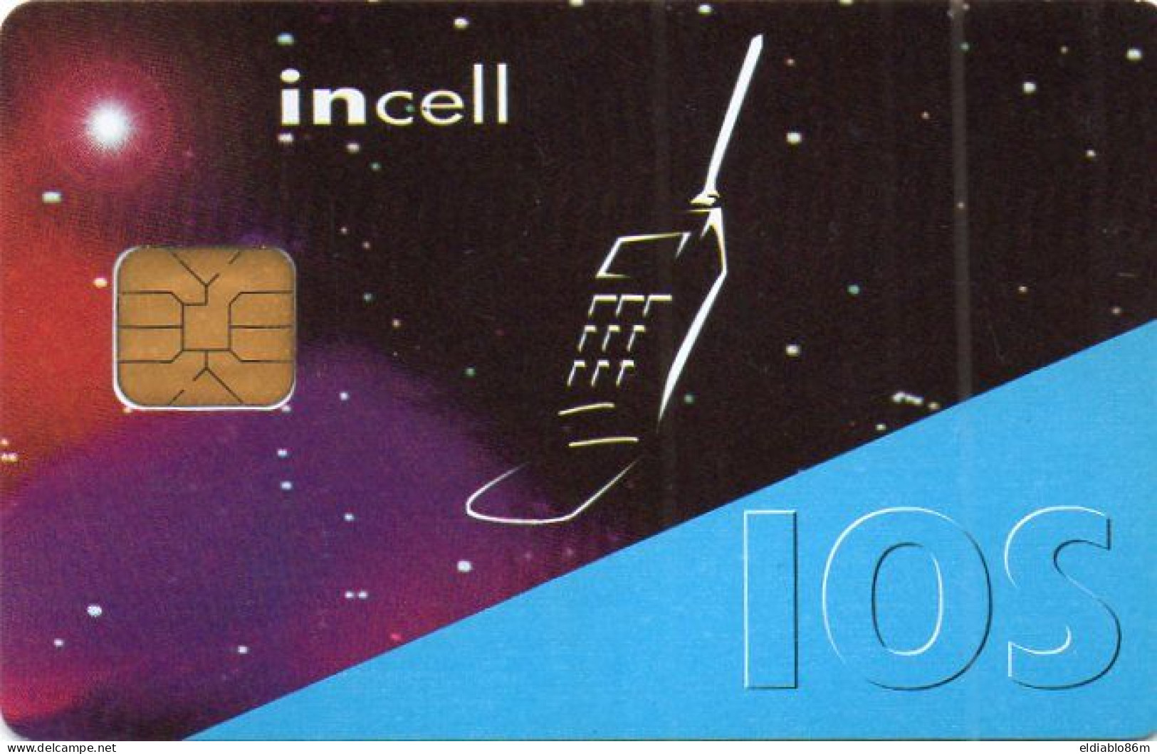ITALY - CHIP CARD - TEST CARD - INCARD - INCELL IOS - SUBSCRIBER ID CARD BASIC - C&C 5509 - Tests & Servicios