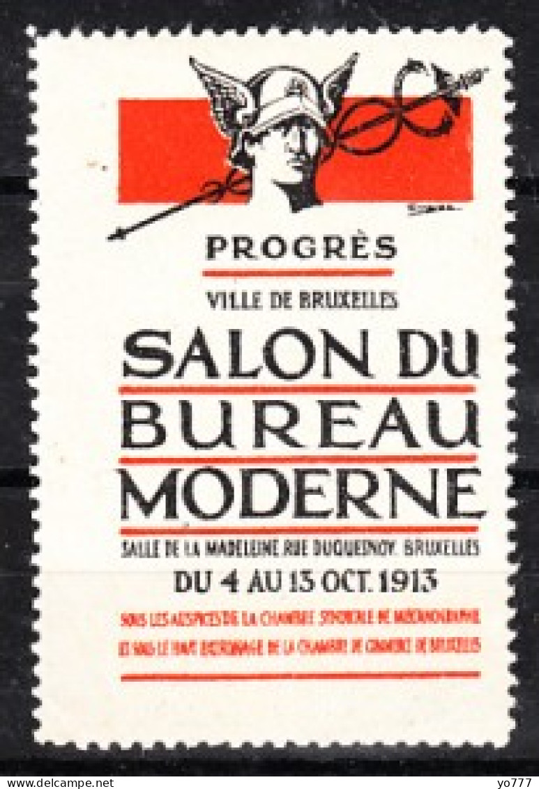 VV-092 1913 Bruxelles Salon Du Bureau Moderne Vignette MNH** - Sonstige & Ohne Zuordnung