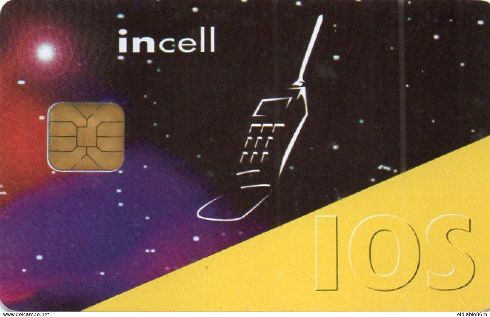 ITALY - CHIP CARD - TEST CARD - INCARD - INCELL IOS - SUBSCRIBER ID CARD MASTER - C&C 5510 - Tests & Servizi