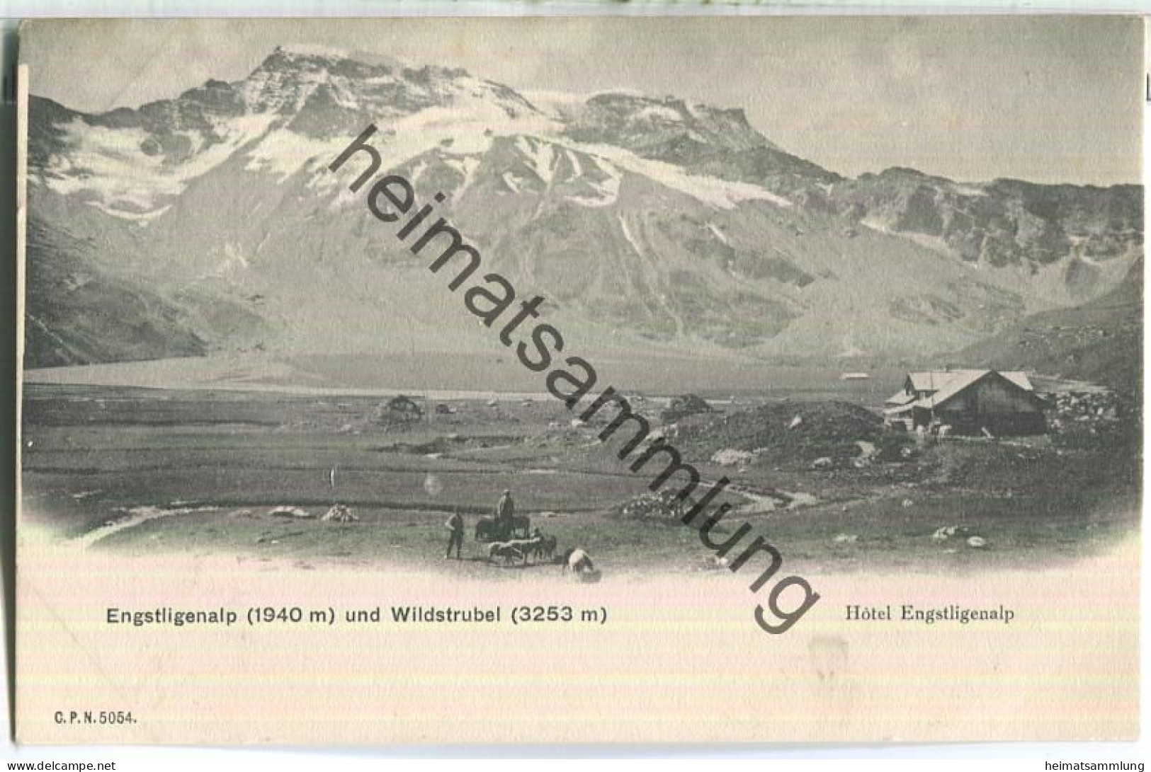 Engstligenalp Und Wildstrubel - Hotel Engstligenalp Ca. 1900 - Trub