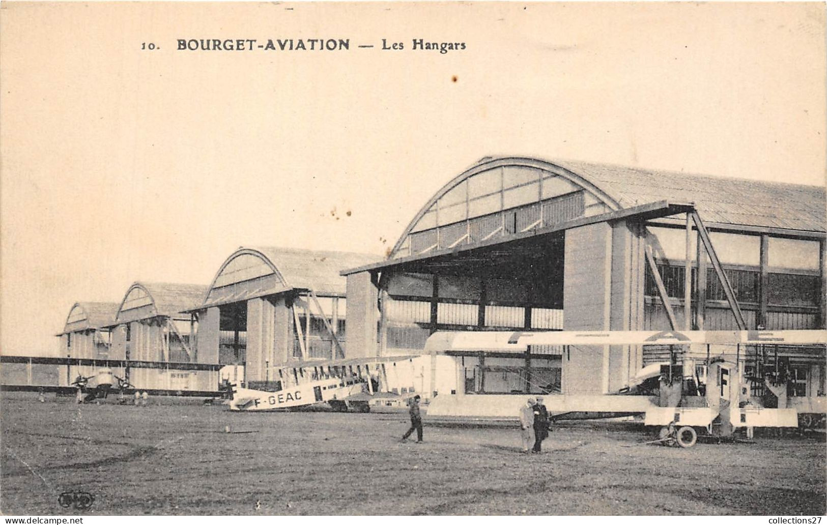 93-BOURGET- AVIATION- LES HANGARS - Le Bourget
