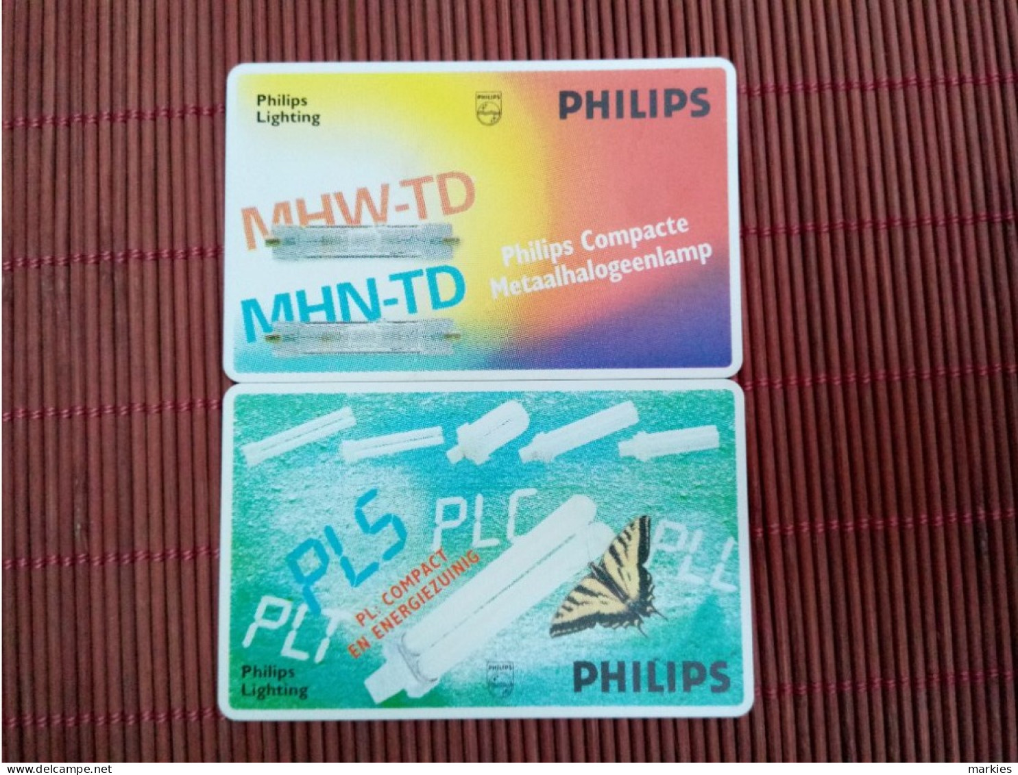 2 Phonecard Private Philips  (Mint,Neuve) Rare - Private