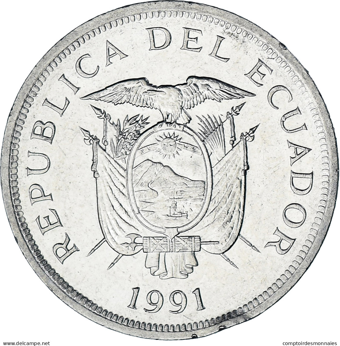 Équateur, 50 Sucres, 1991 - Ecuador