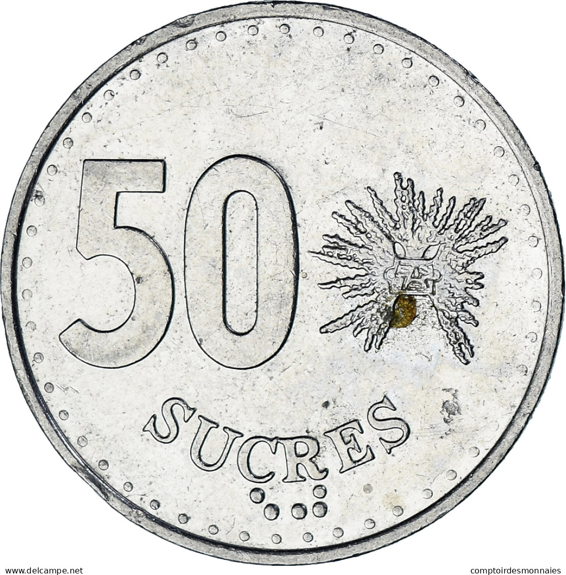 Équateur, 50 Sucres, 1991 - Ecuador