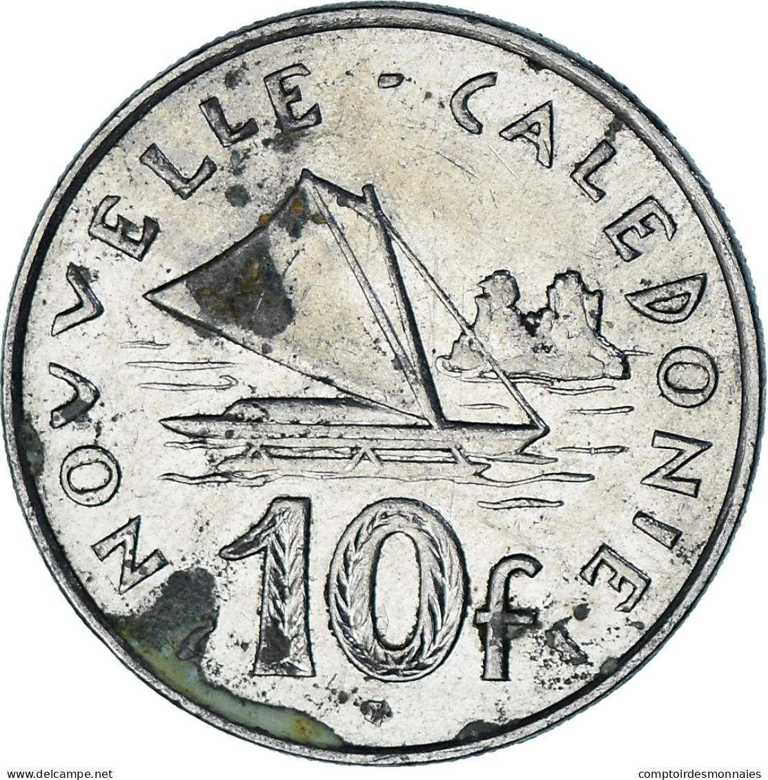 Nouvelle-Calédonie, 10 Francs, 1973 - Nouvelle-Calédonie