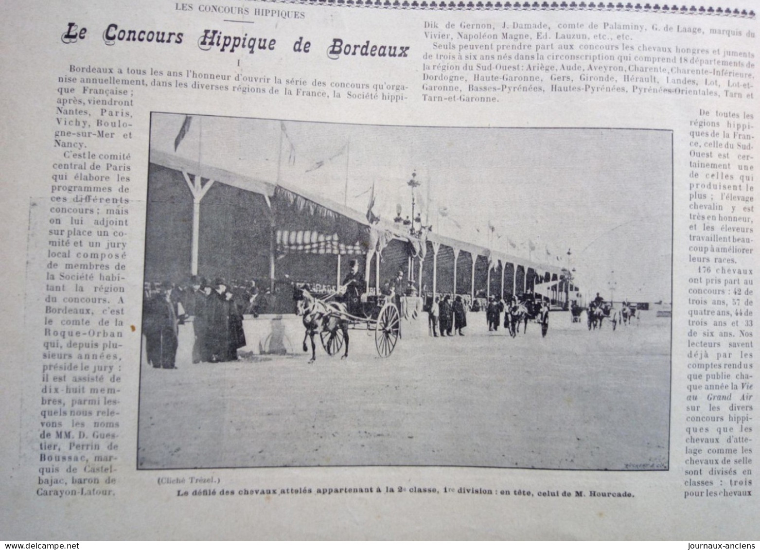 1901 LA VIE AU GRAND AIR - HIPPISME BORDEAUX - TENNIS SUR LE LITTORAL - CANADA SAINT - CYCLISME - O'GALOP - AVIRON