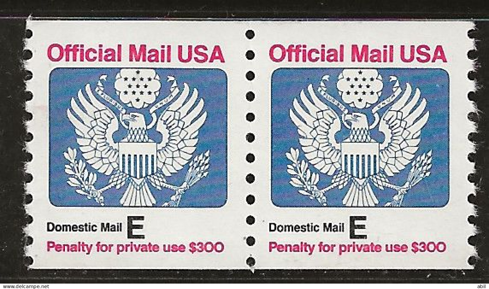 Etats-Unis 1988 N° Y&T :  Se 108A ** - Dienstzegels