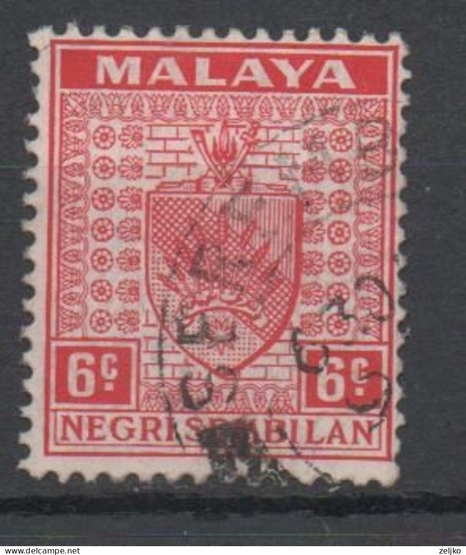 Malaya, Used, 1935, Michel 26 - Negri Sembilan